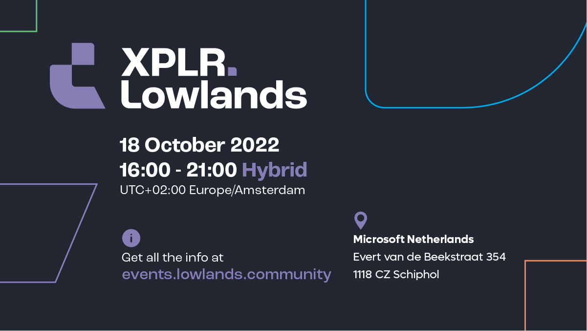 XPLR.Community 18 October (Hybrid)